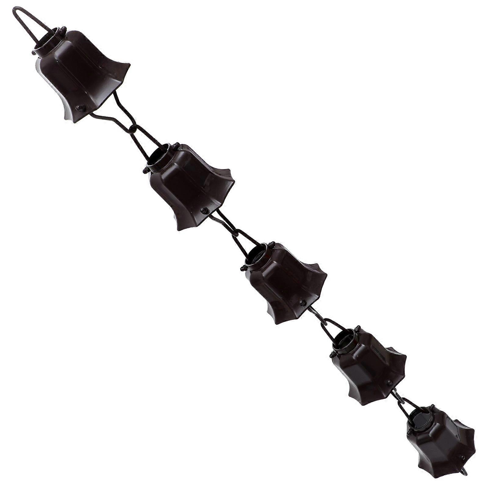 Black Decor Gutter Chains Rain Chain Basin Rain Chain Gutter Unique Rain Chains