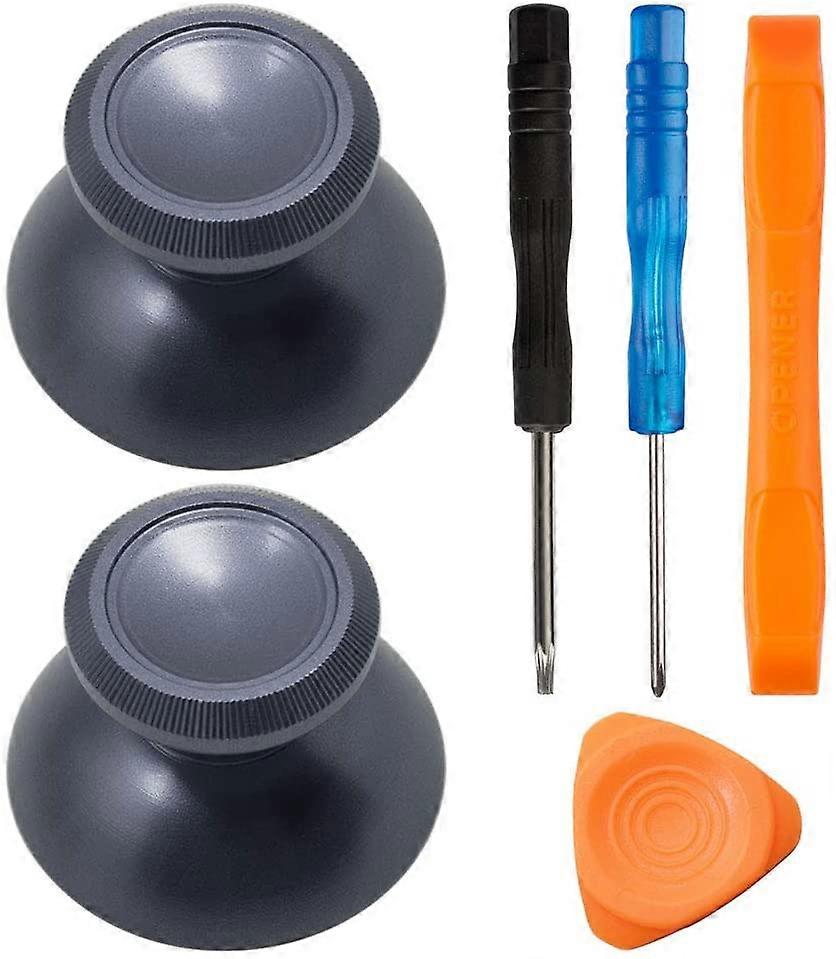 Metal Thumbsticks for Xbox One/ PS4 Controllers, Aluminum Joysticks Replacement Parts for Xbox One S (2 Pcs)