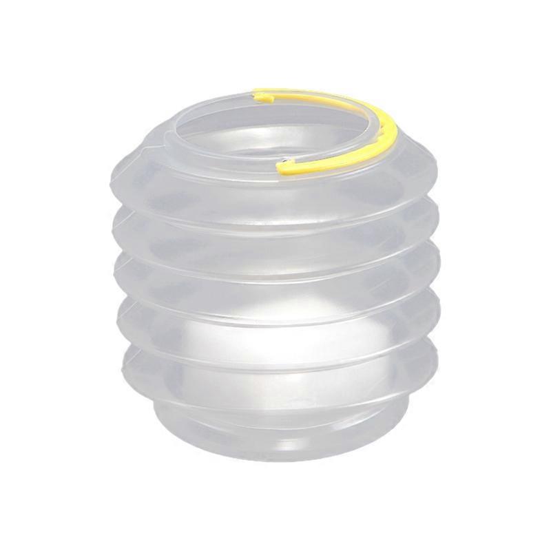 Multi-purpose Compact Portable Pen Washing Bucket Folding Plastic Transparent Pen