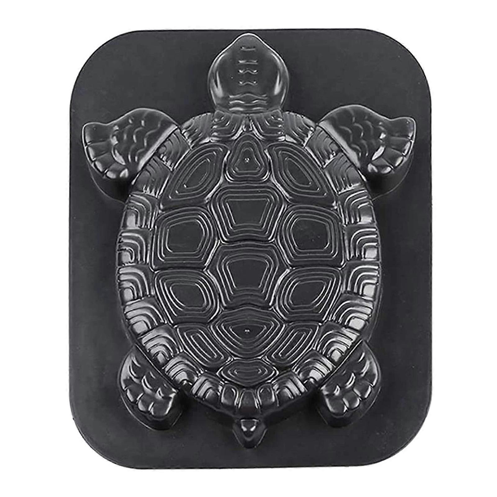 Stone Mold Practical Non-stick ABS Turtle Tortoise Shape Making Stepping Pathway Mold for Outdoor JIKAIX
