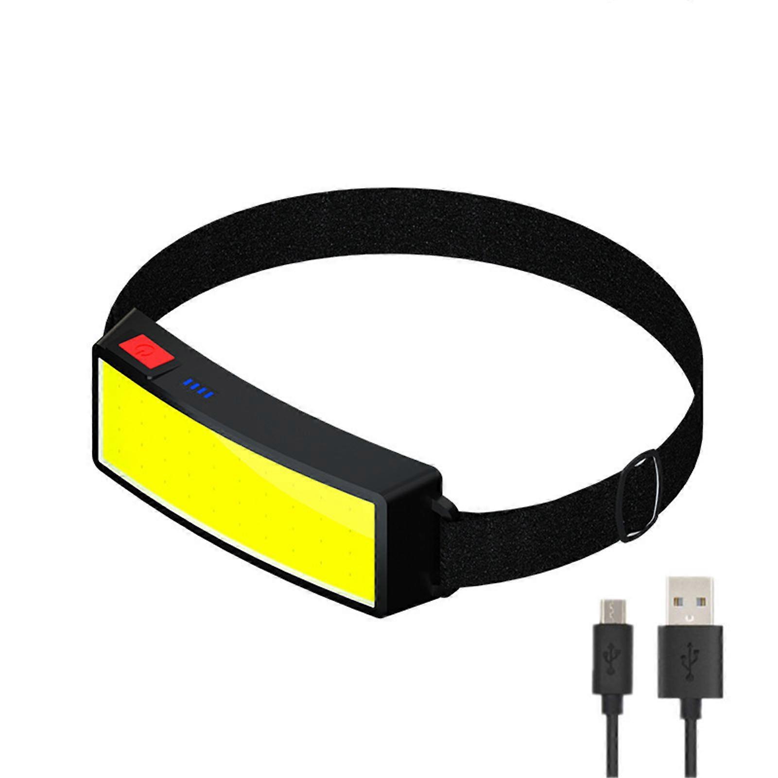 Lampe frontale à LED haute luminosité rechargeable longue distance d'irradiation plusieurs modes d'éclairage étanche ultra-léger lampe frontale camping LED Headl