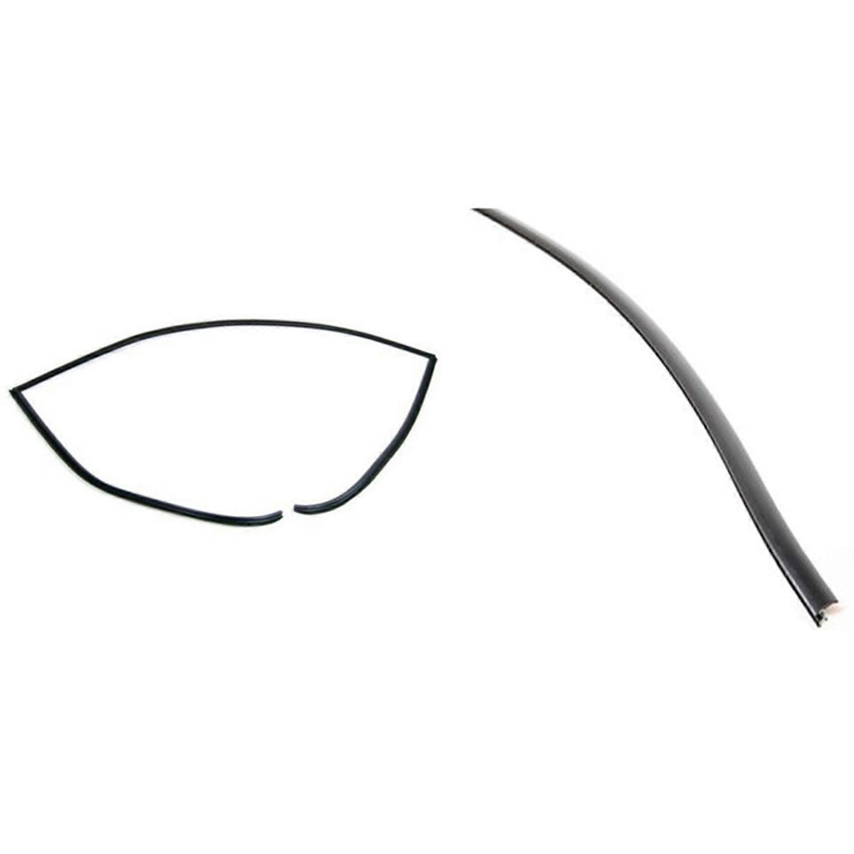 2 Pcs Windshield Upper Moulding Seal Car Accessories, A B