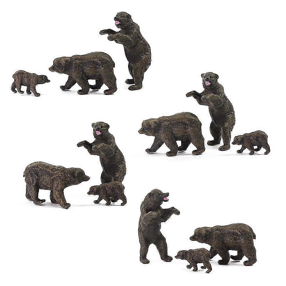 Well Painted Pvc Ho Scale Wild Animals