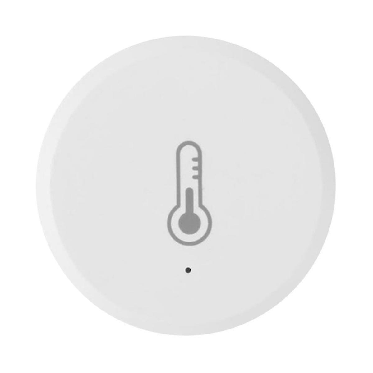 Zigbee Smart Temperature And Humidity Sensor Battery Powered Security Mini Hygrometer With Tuya Sma