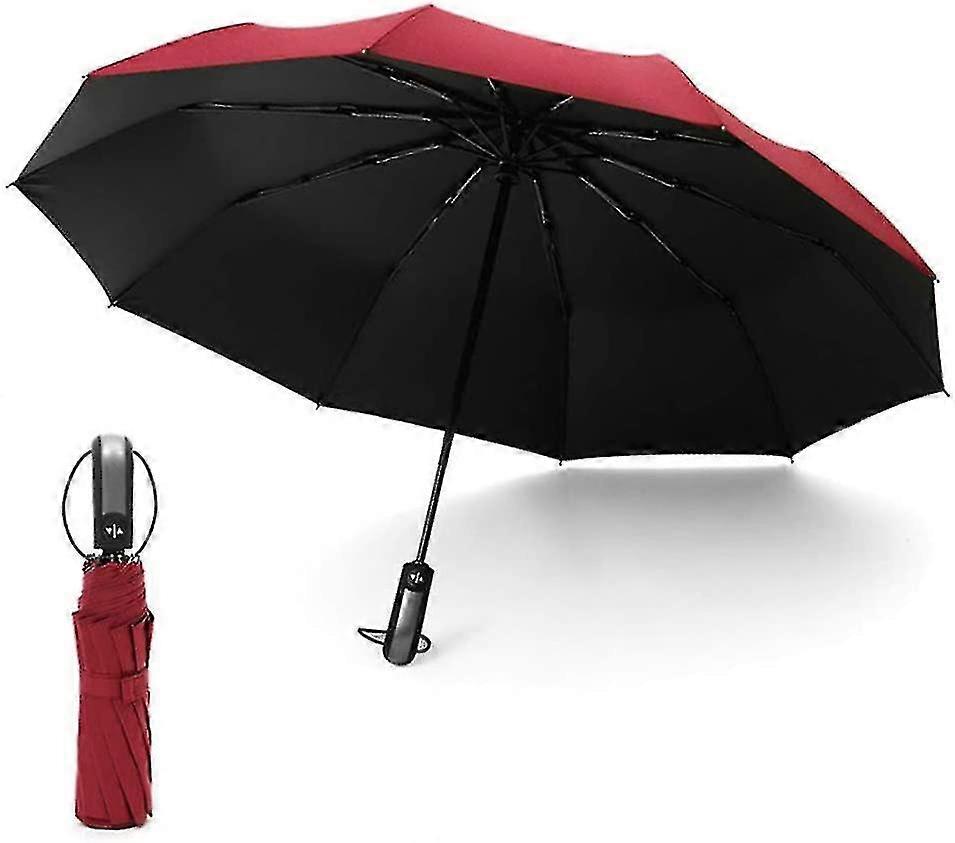 Umbrella Strong Windproof Umbrellas For Women Men Automatic Compact Folding