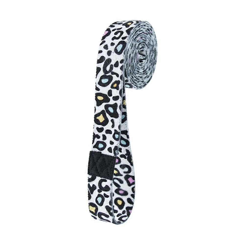 Resistance Band Leopard Printing Exercise Band Elastic Bands for Legs Butt and Arm