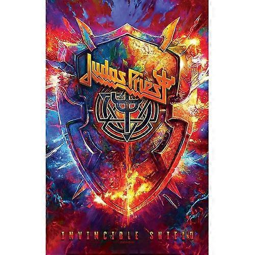 Judas Priest Invincible Shield Textile Poster