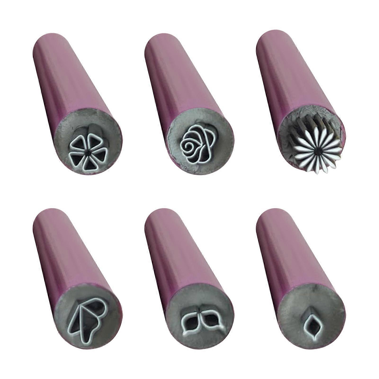 6Pcs Nail Art Stamp Pen Set Easy to Use DIY Gel Nail Pens for Beautiful Flower Patterns Nail Stamping Polish Printer Kit for Manicure