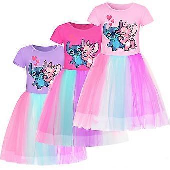 Lilo And Stitch Kids Summer Lilo Stitch Cosplay Dress Baby Girls Cute Lace  Princess Dress Toddler Girls Birthday Party Dresses Safe and Top Quality |  Fruugo NO