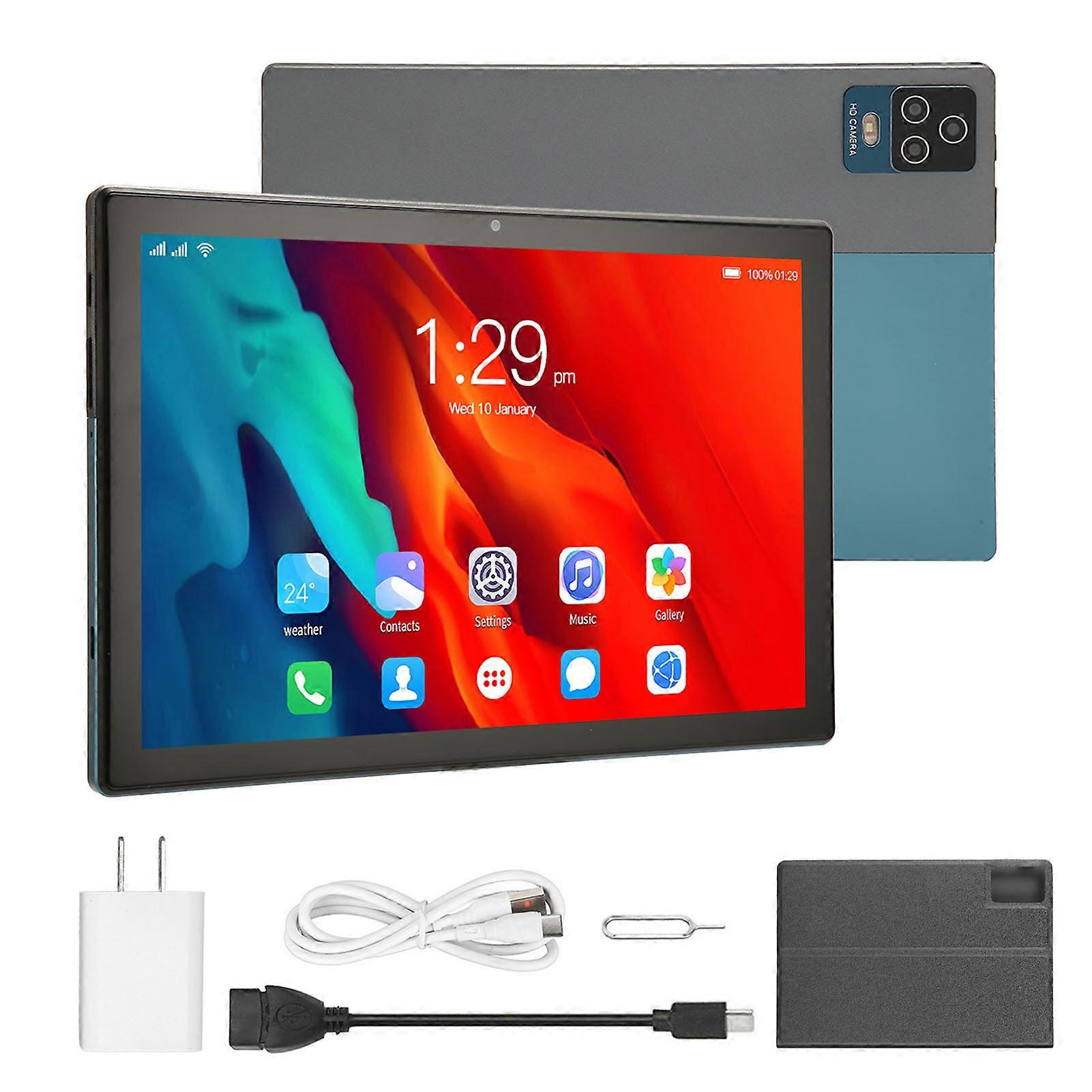 10.1 Inch Android 12 Tablet with 8GB RAM, 256GB Storage, 4G Network, Protective Case