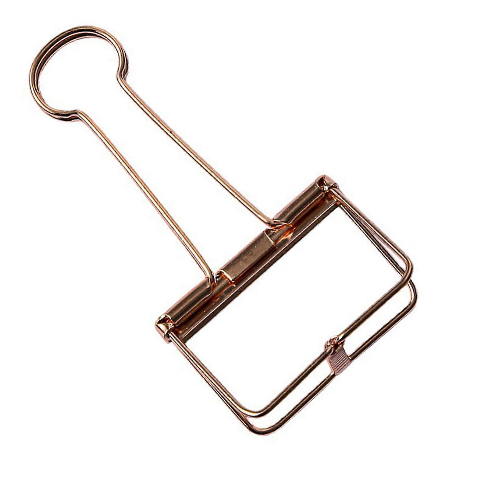 Färgglada metallbindemedelsklämmor Multi-Purpose Office Paper Clamps