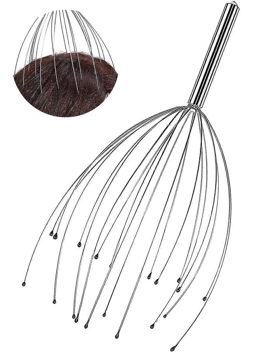 Head Massager With An Improved Concept - Head Crawler With 20 Fingers - Prum Head Massage Spider - Ideal Head Scratcher As A Gift,3486