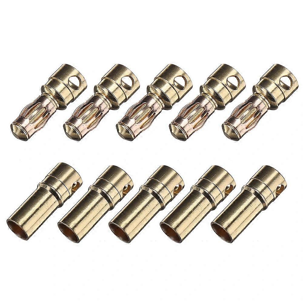 5 Pairs 3.5/6.0/8.0mm Bullet Connector Banana Plug Spare Part for RC Battery Motor