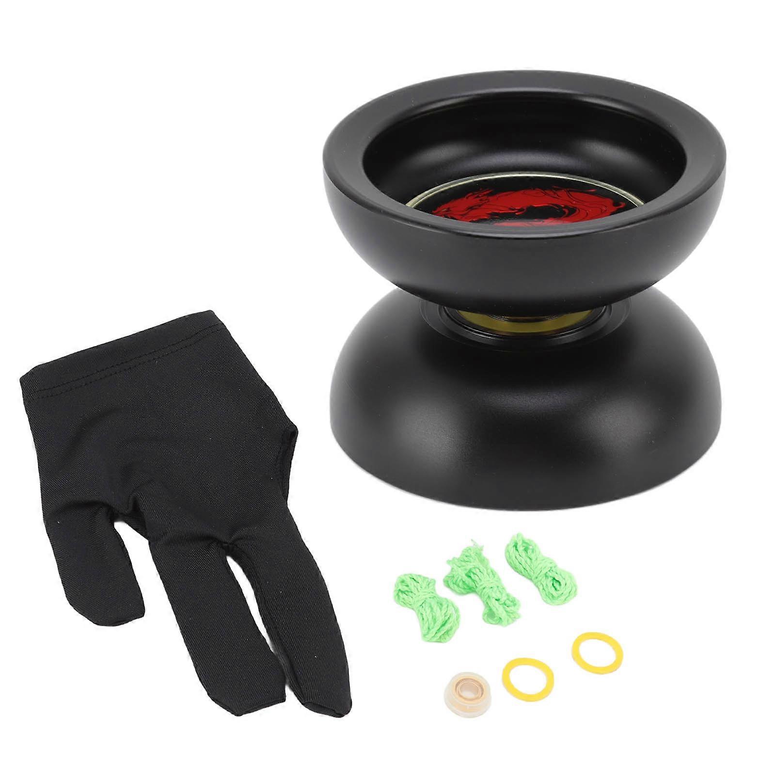 Kids Yoyo Ball U Shape Unresponsive Bearing Stable Rotation Alloy Yoyo Toy for Children