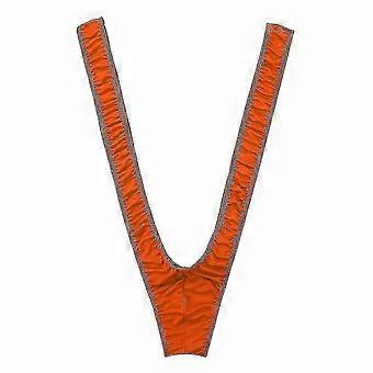 Mankini Für Männer, Herren Tanga Mankini V Sling Straps Kostüm Unterwäsche orange