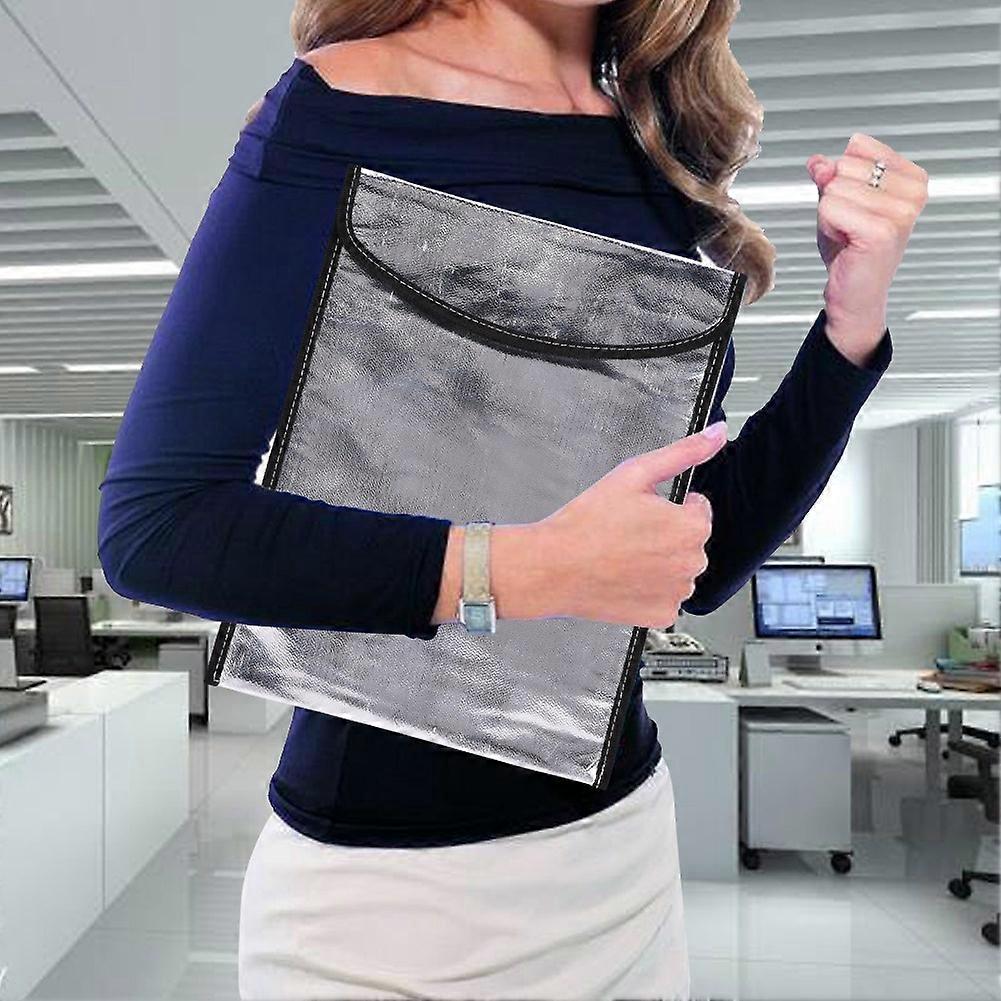 1pc Fireproof Bag Waterproof Fire Resistant Pouch For Money Document Safe