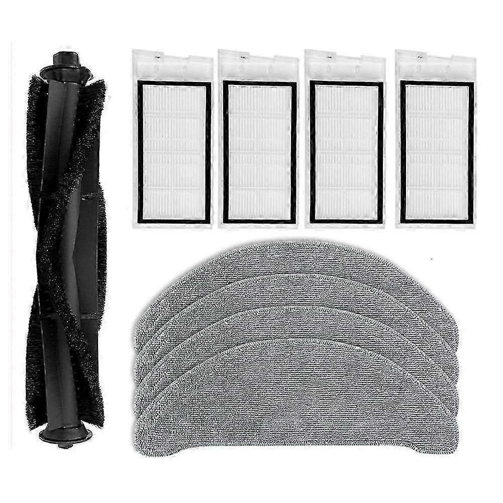 9pc For Roidmi Sweeping Robot Eve Plus Main Brush Cleaning Cloth