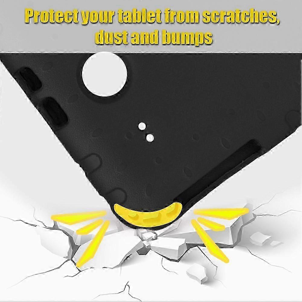 Kids Shockproof Tablet Protector Protective Cover Case For Samsung Tab E 9.6" T560 (black)