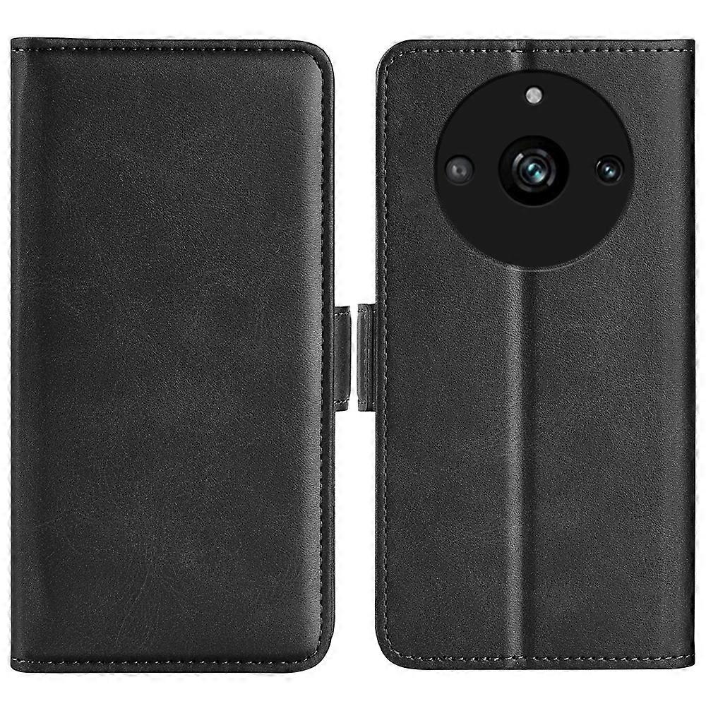 Dual-side Magnetic Buckle Horizontal Flip Leather Phone Case