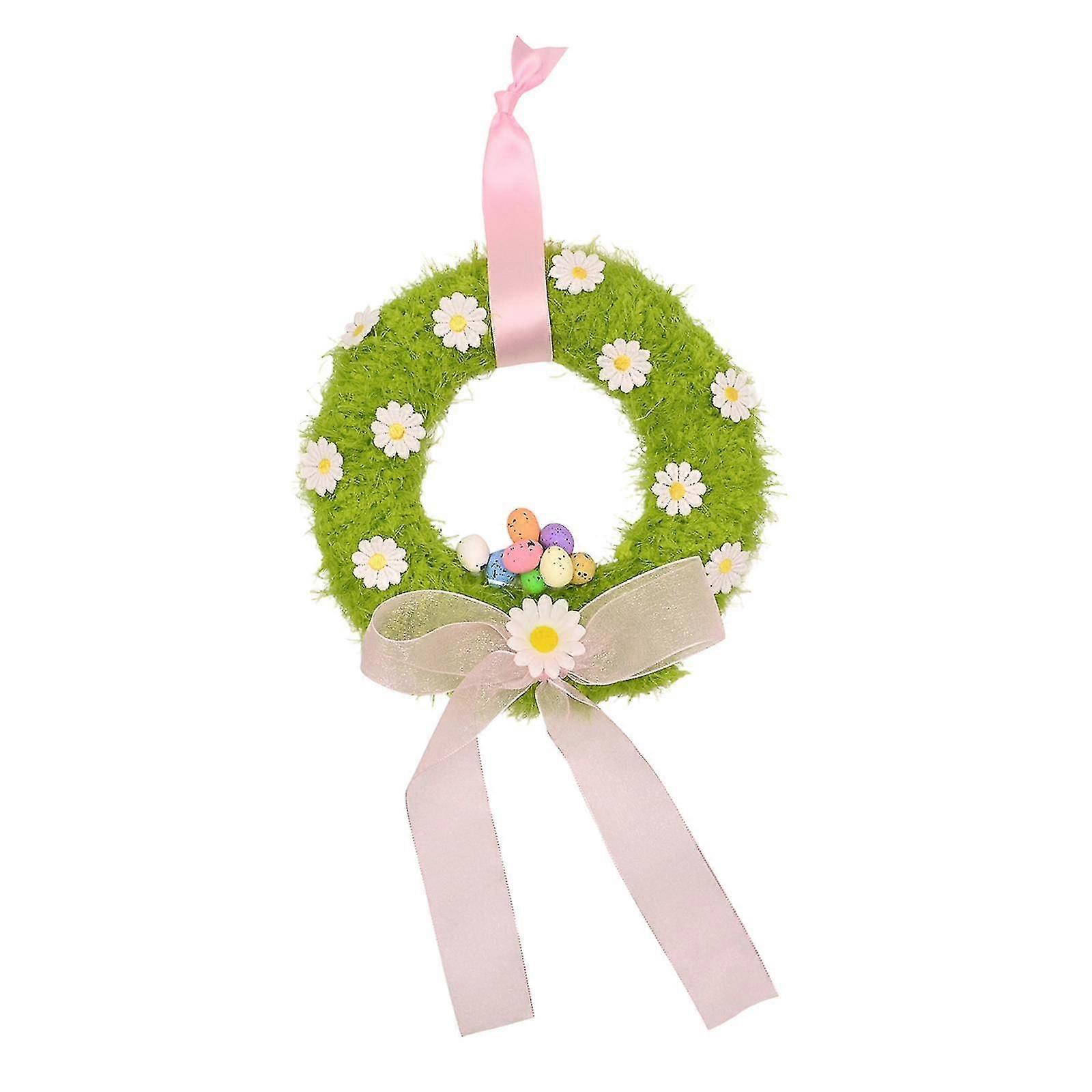 Easter Egg Wreath Easter Door Garland Easter Spring Wreath