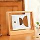 Acrylic wood photo frame, A4 table setting ins creative trapezoidal table