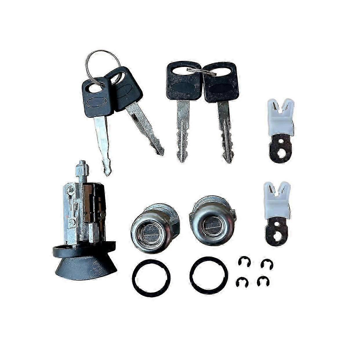 Ignition Switch Lock Cylinder W/2 Door Lock With 2 Keys 7012802 For Excursion Ls17041