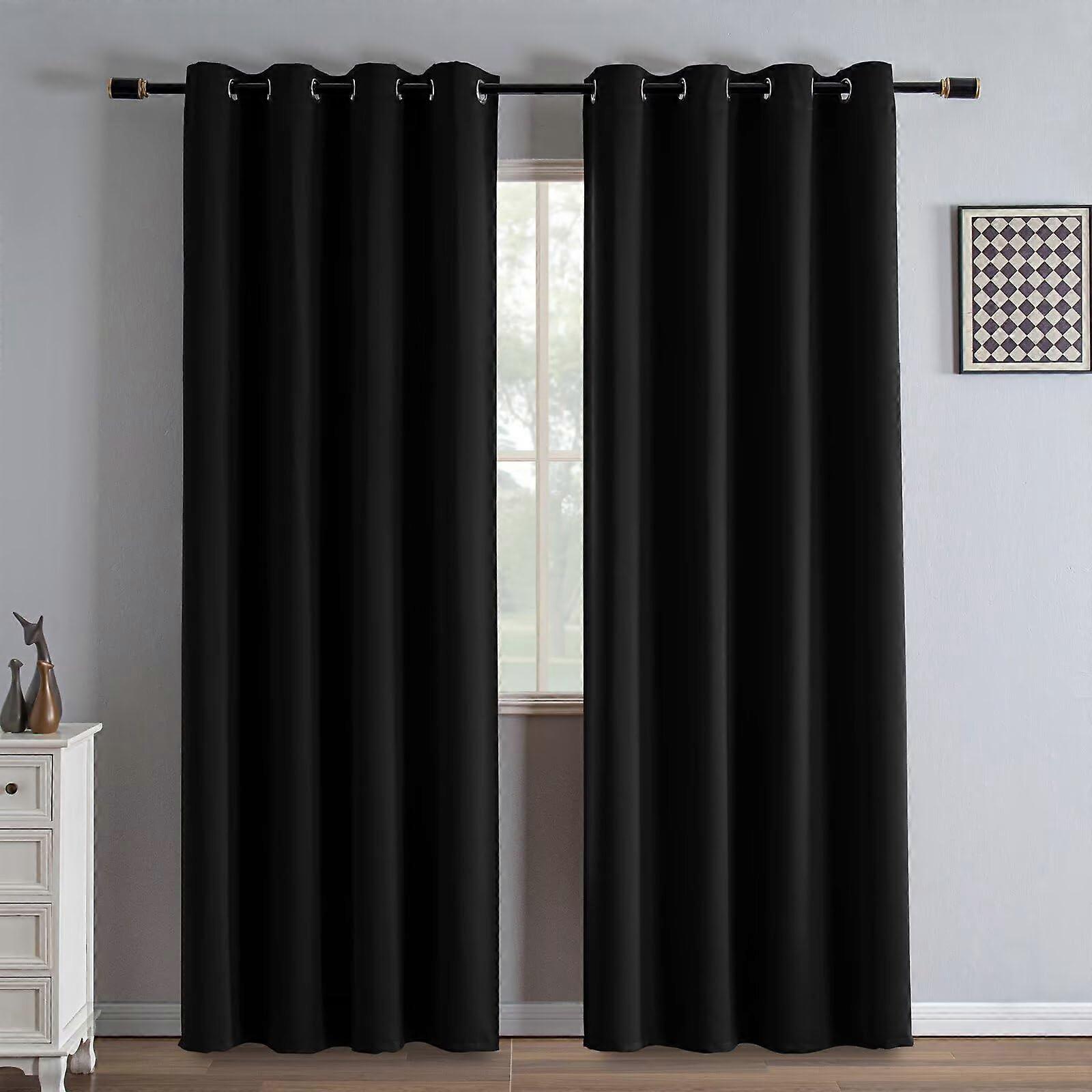 2 Panels Blackout Curtains for Bedroom 52"W x 84"L