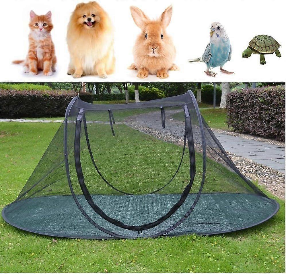 ペットキャンプテントベビーサークルケージ犬猫用-鳥オウムベビーサークルハウス小動物屋内/屋外プレイテントシェルター通気性のあるカメ爬虫類