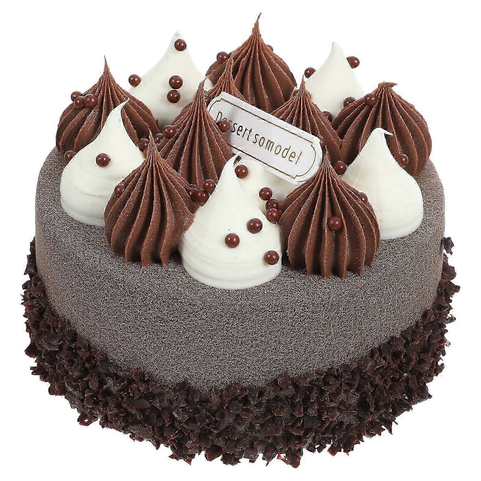 Simulation Birthday Cake Model Artificial Cake Decoration Realistic Fake Cake 1482