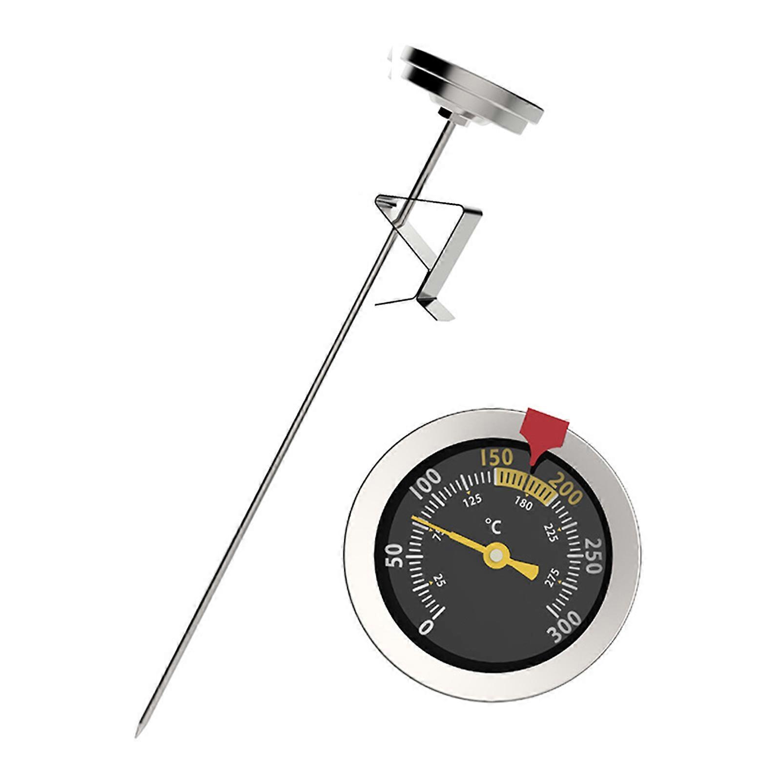 Candy/Deep Fry Thermometer with Instant Read Dial Thermometer Stainless Steel Stem Meat Cooking Thermometer for BBQ