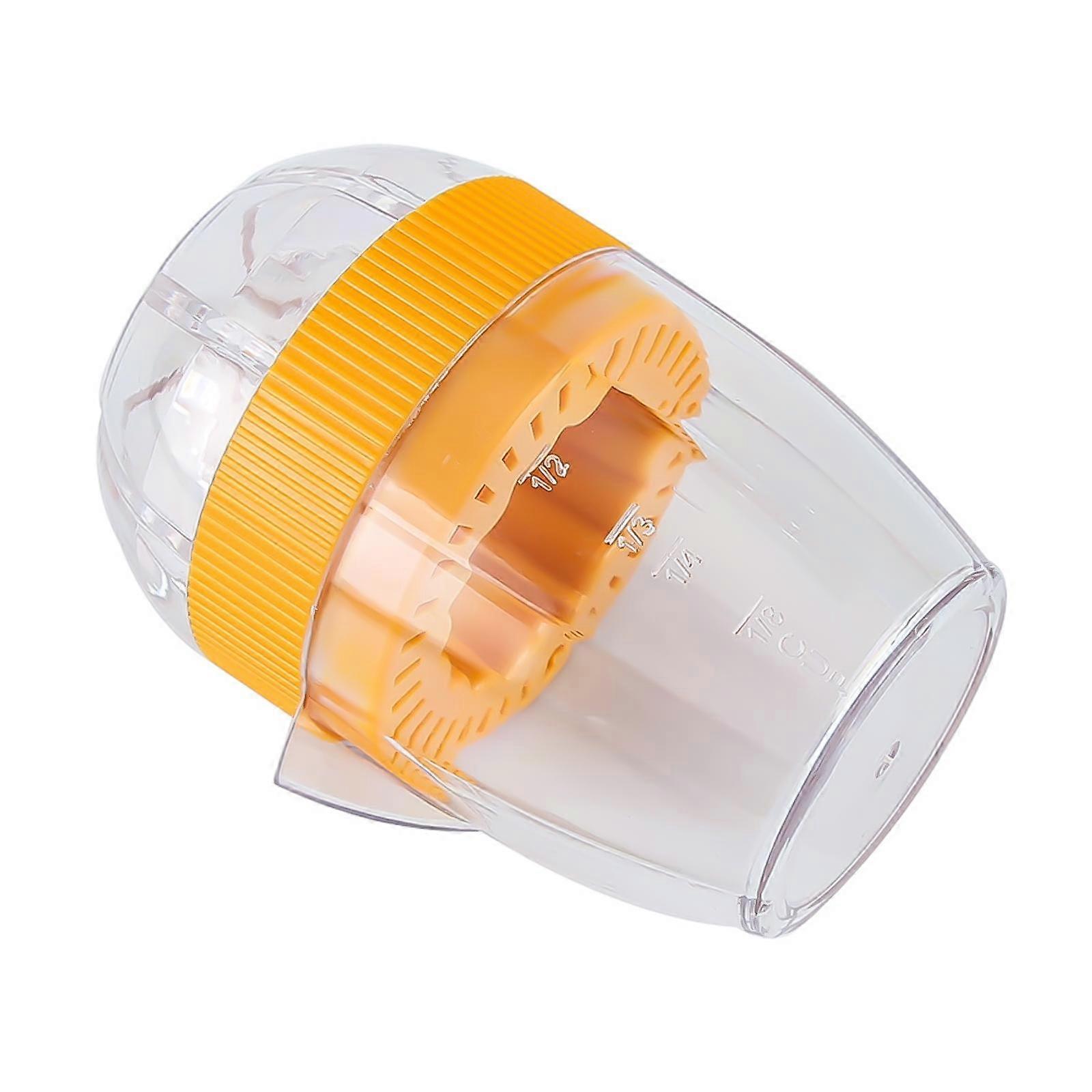 Manual Hand Press Lemon Juicer Easy to Pour Orange Squeezer with Lid Easy to Use Kitchen Tool for Juice Enthusiasts