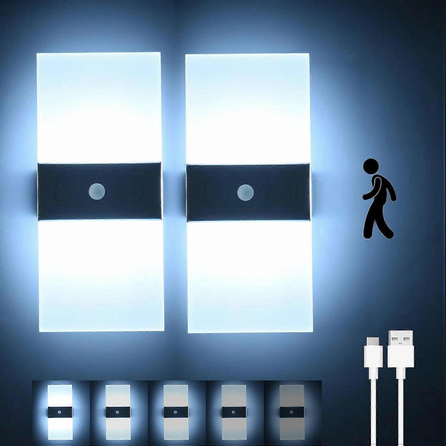 LED wall light rechargeable touch control dimmable wall light for indoor outdoor use