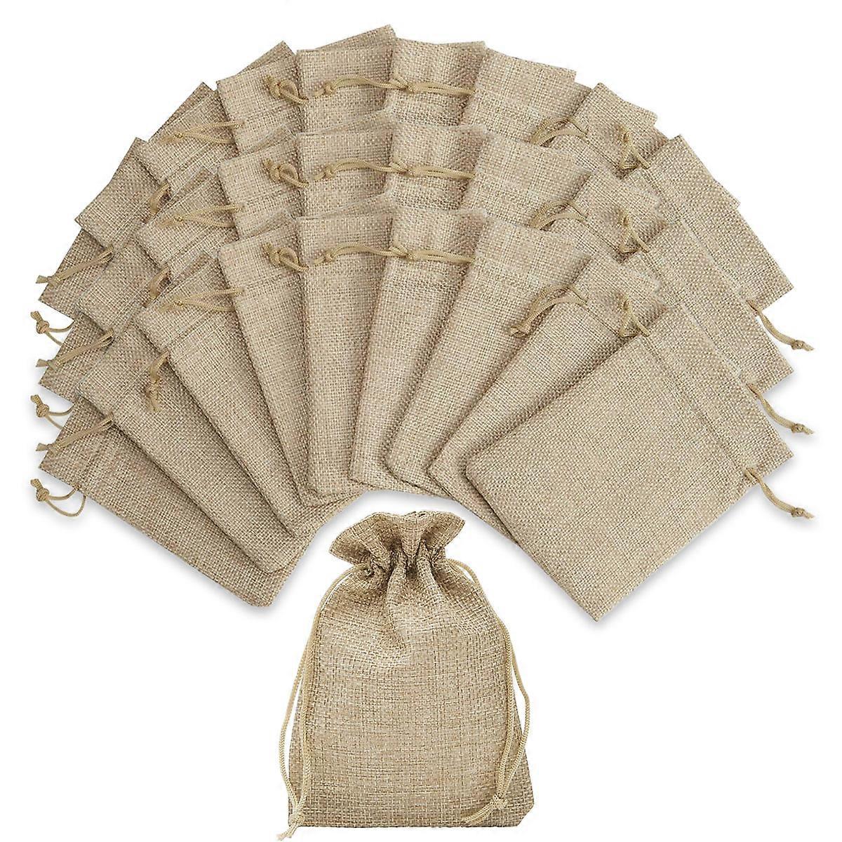 Drawstring Burlap Bags, A Touch Of Rustic Elegance, Personalize Your Presents With Reusable Gift Bags For New Year'S Day, Weddings, Parties