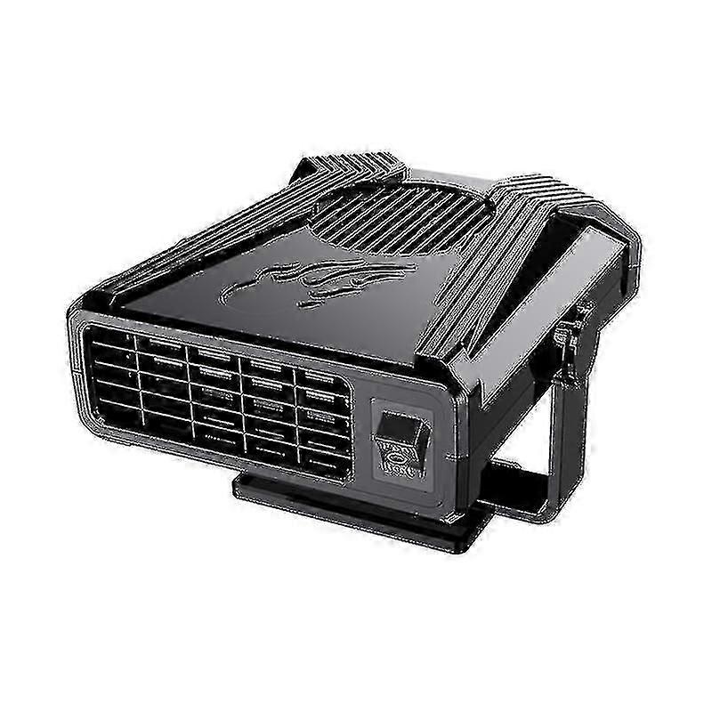 Car Heater 24v 2 In 1 Windshield Defroster Heater 24v 120w Car Heater Demistor 360 Rotating Demistor And Cooling Fan