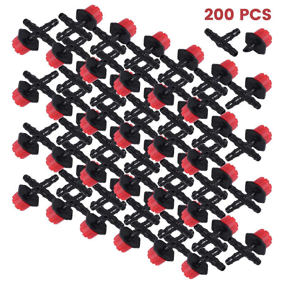 200 Adjustable Irrigation Drippers with Drip Irrigation Kit for Garden Watering Fitting