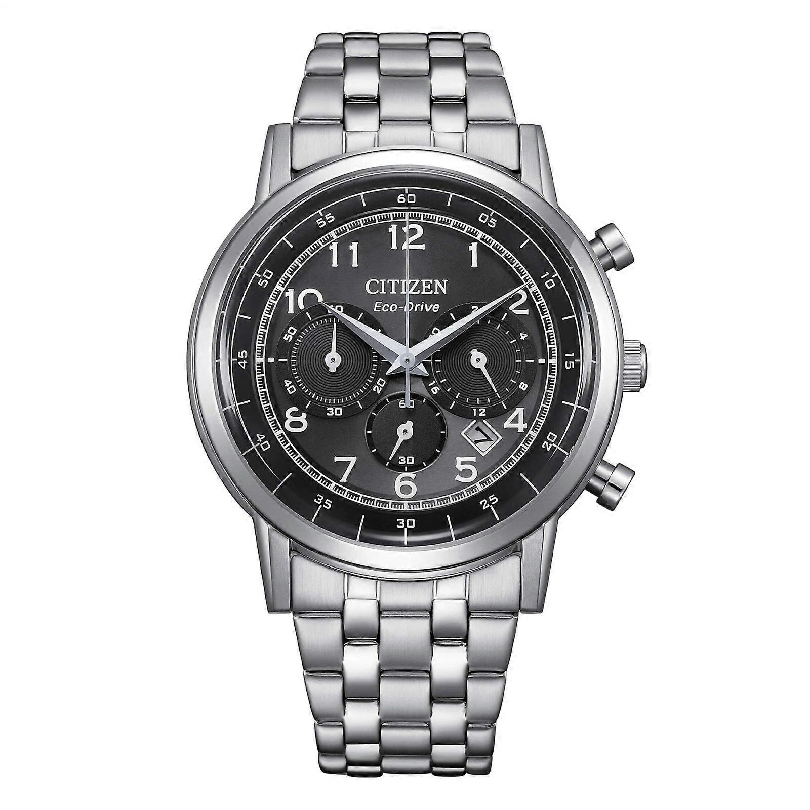 Citizen Ca4630-53e Eco-drive Chronograph Watch - Black Dial