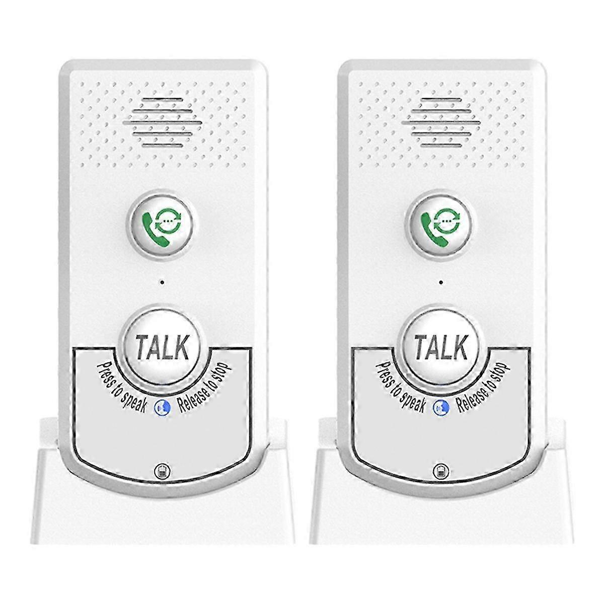 Ultra Long Distance Wireless Intercom System for Home Voice Communication with Bidirectional Functionality Suitable for Elderly Users
