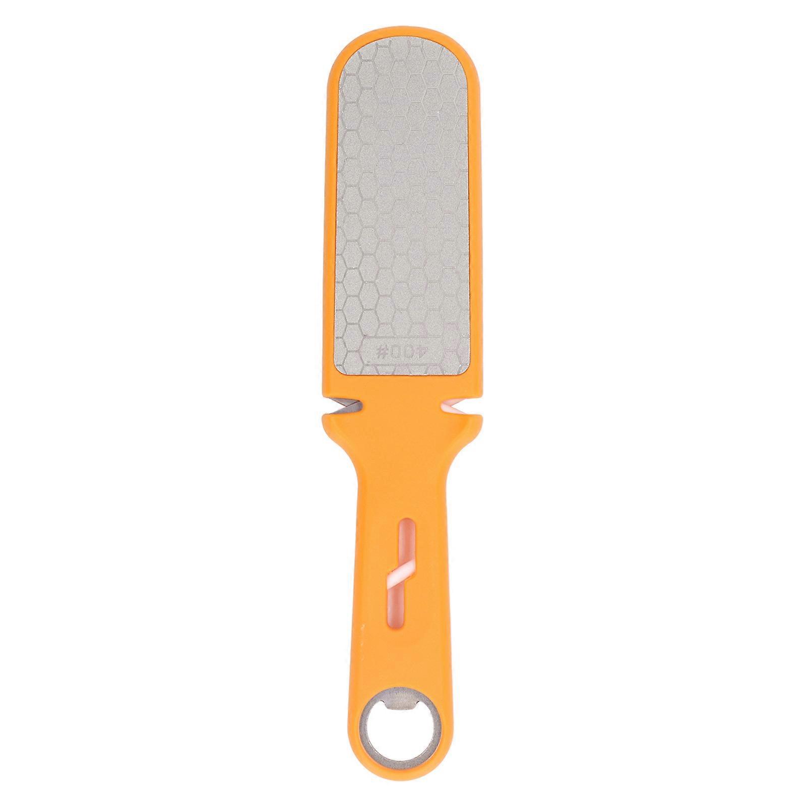 Double Sided Sharpener 6 in 1 Multifunction Portable Knife Sharpening Stone for Kitchen Camping