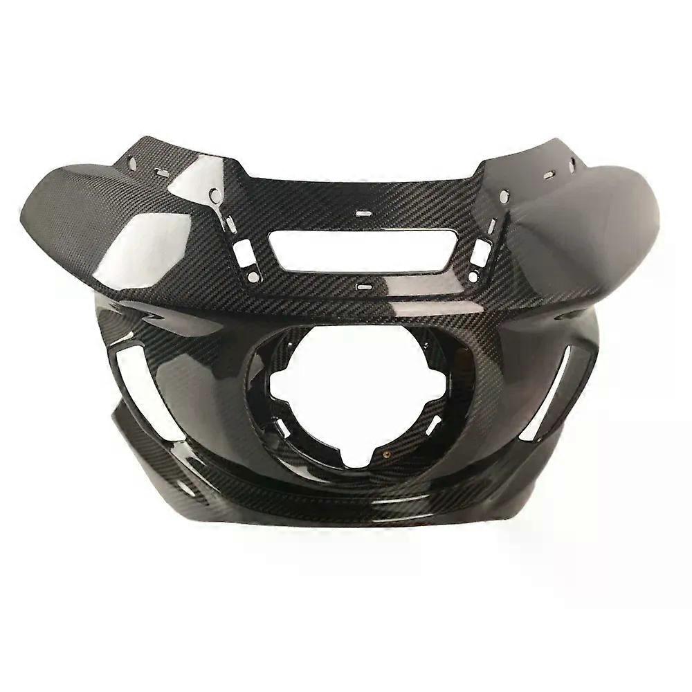 3K Pure Carbon Fiber Front Headlight Fairing for ST Softail Low Rider ST FXLRST - and Aftermarket ST Fairing