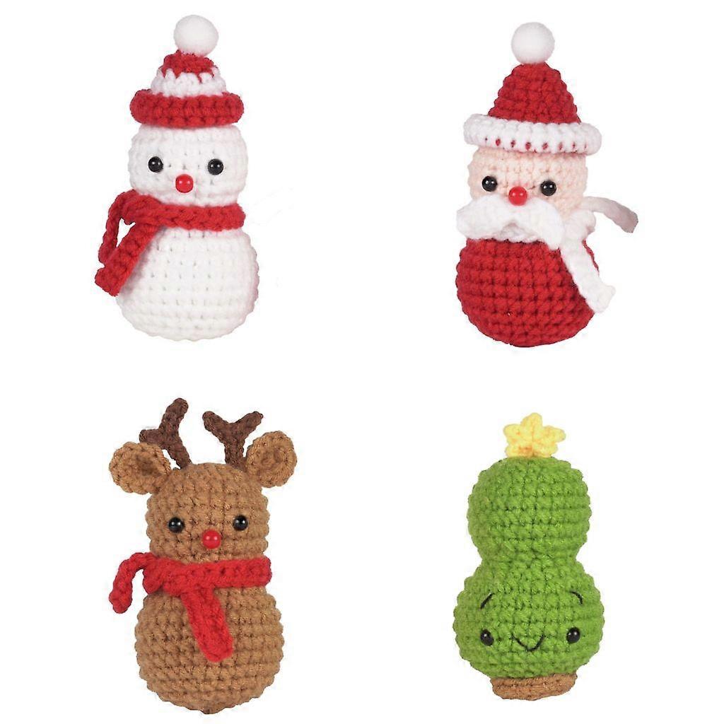DIY Crochet Starter with Yarn, Hook, Needle, Knitting Marker, Instruction