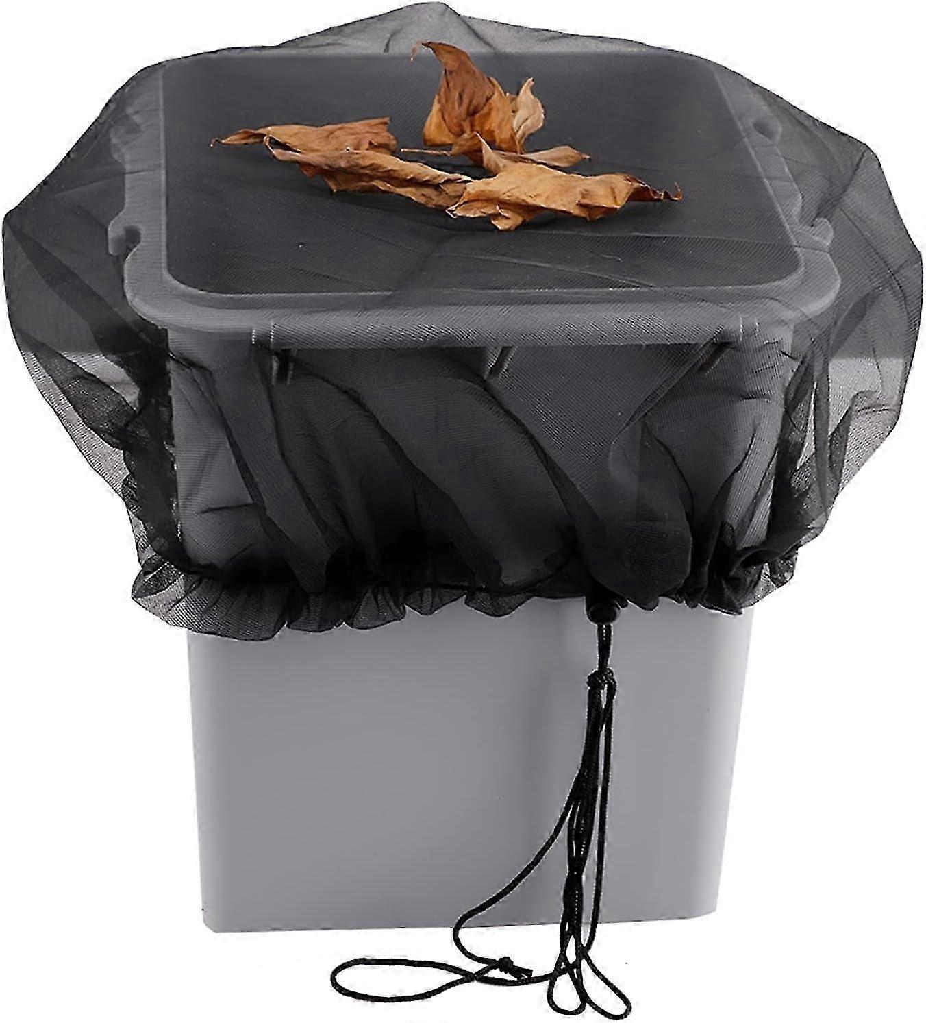 Rain Net Cover, Adjustable Rain Barrel Net, Keep Mosquitoes and Debris Out of Your Rain Barrel_WYT