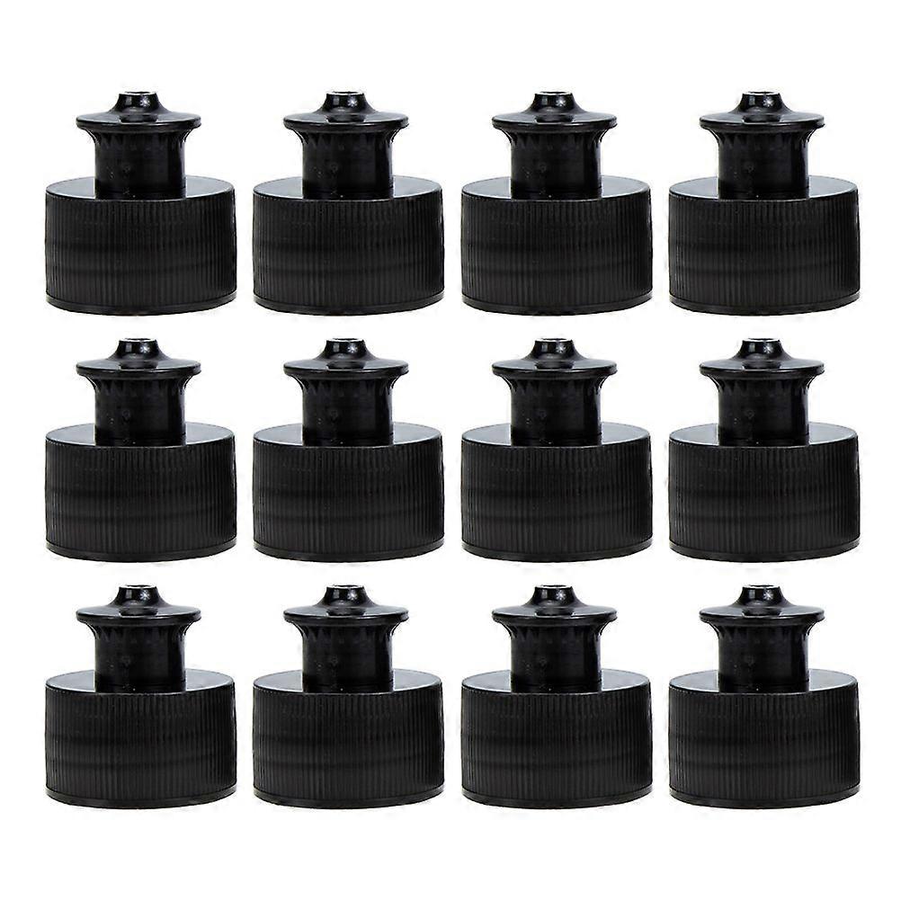 30pcs Push Pull Replacement Caps Leak-proof Reusable Sports Water Bottle Lids