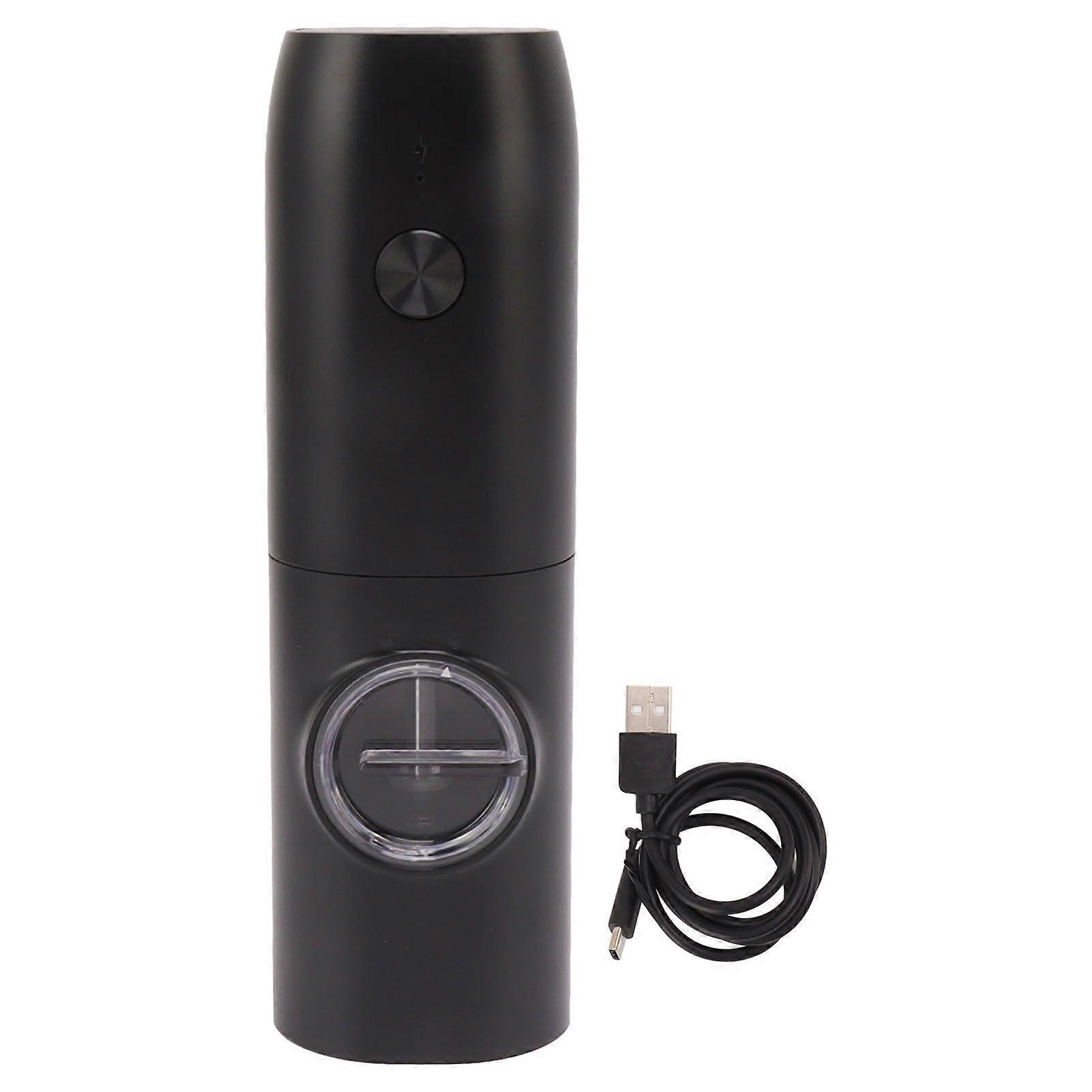 Electric Pepper Grinder with Adjustable Coarseness, USB Rechargeable