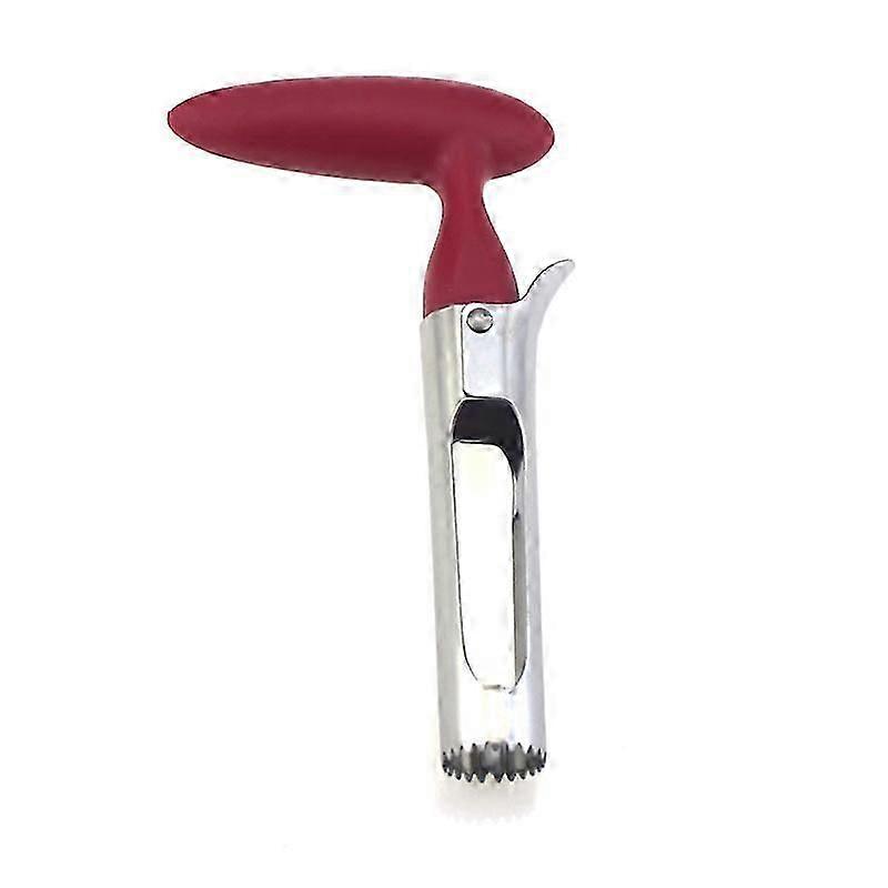 Apple Corer, with ABS Handle, Food Grade Blade with Sharp Stainless Steel Teeth, Red