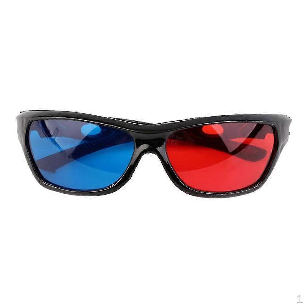 Upgrade 3D Glasses for Dimensional Anaglyph DVD Movies & Games, Anaglyph Red/Cyan Lens