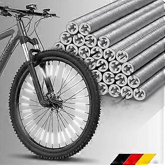 Reflectors [36 Pieces] - 360 Visibility And Easy Installation - Bike Reflectors Made Of Reflective Material