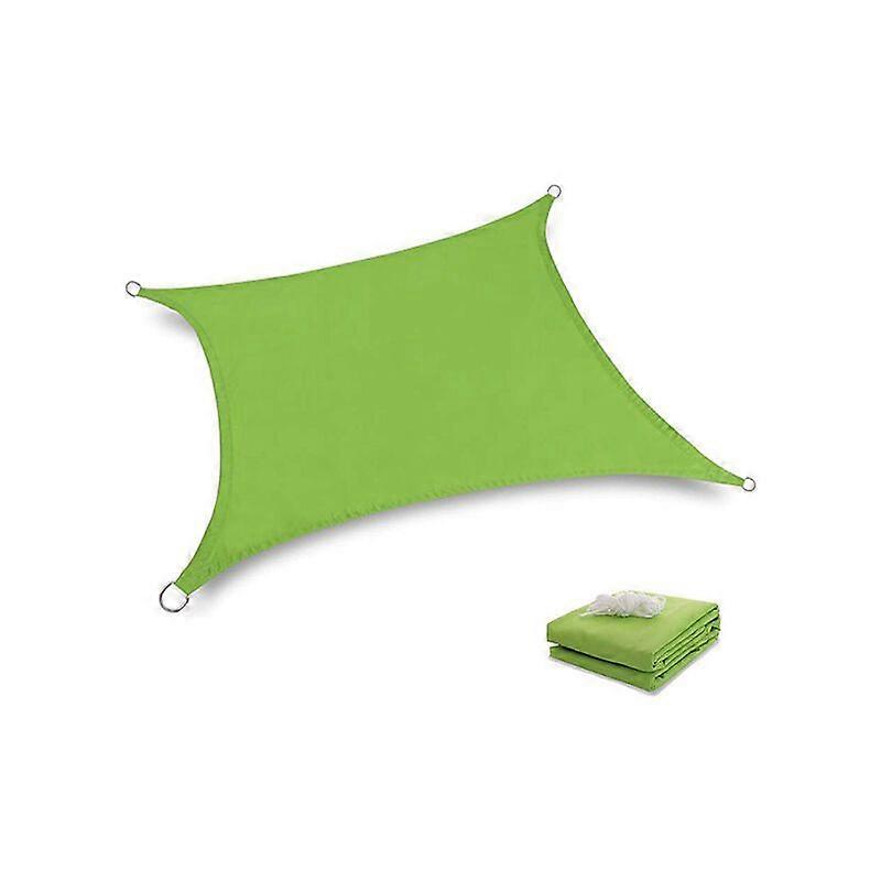 Rectangular Polyester Awning Waterproof and Anti UV Green Awning 2X3m
