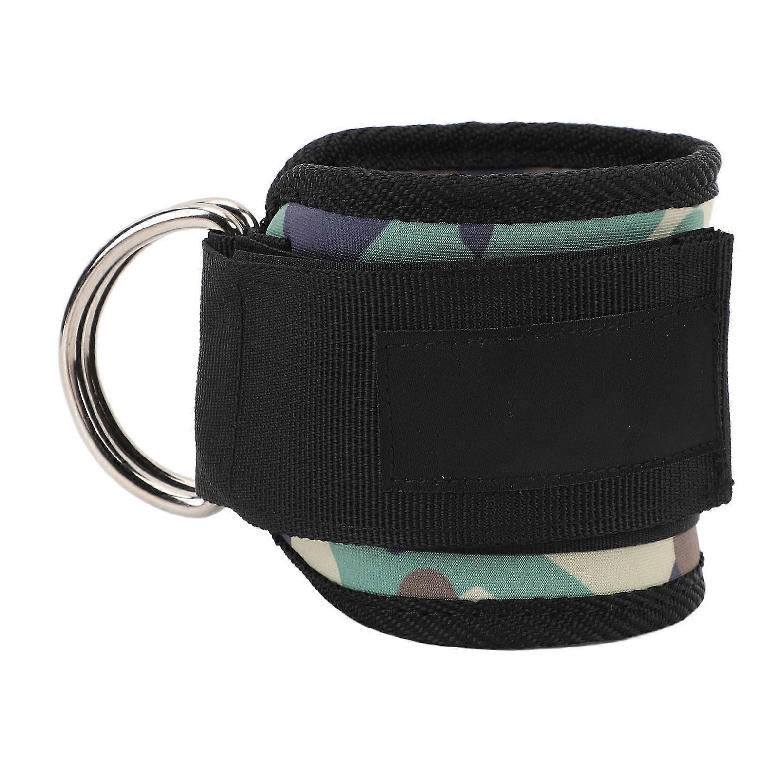 Cuff Double D Ring Adjustable Comfortable Fit Ankle Cable Straps for Booty Workout Leg Extension