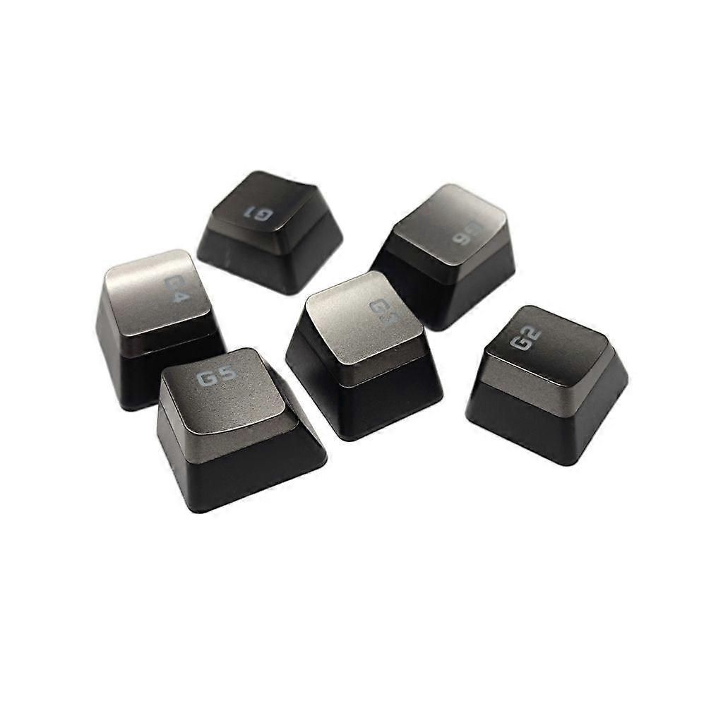 Mechanical Keyboard Keycaps 6Key ABS Backlit Key Caps for CorsairK95 K100