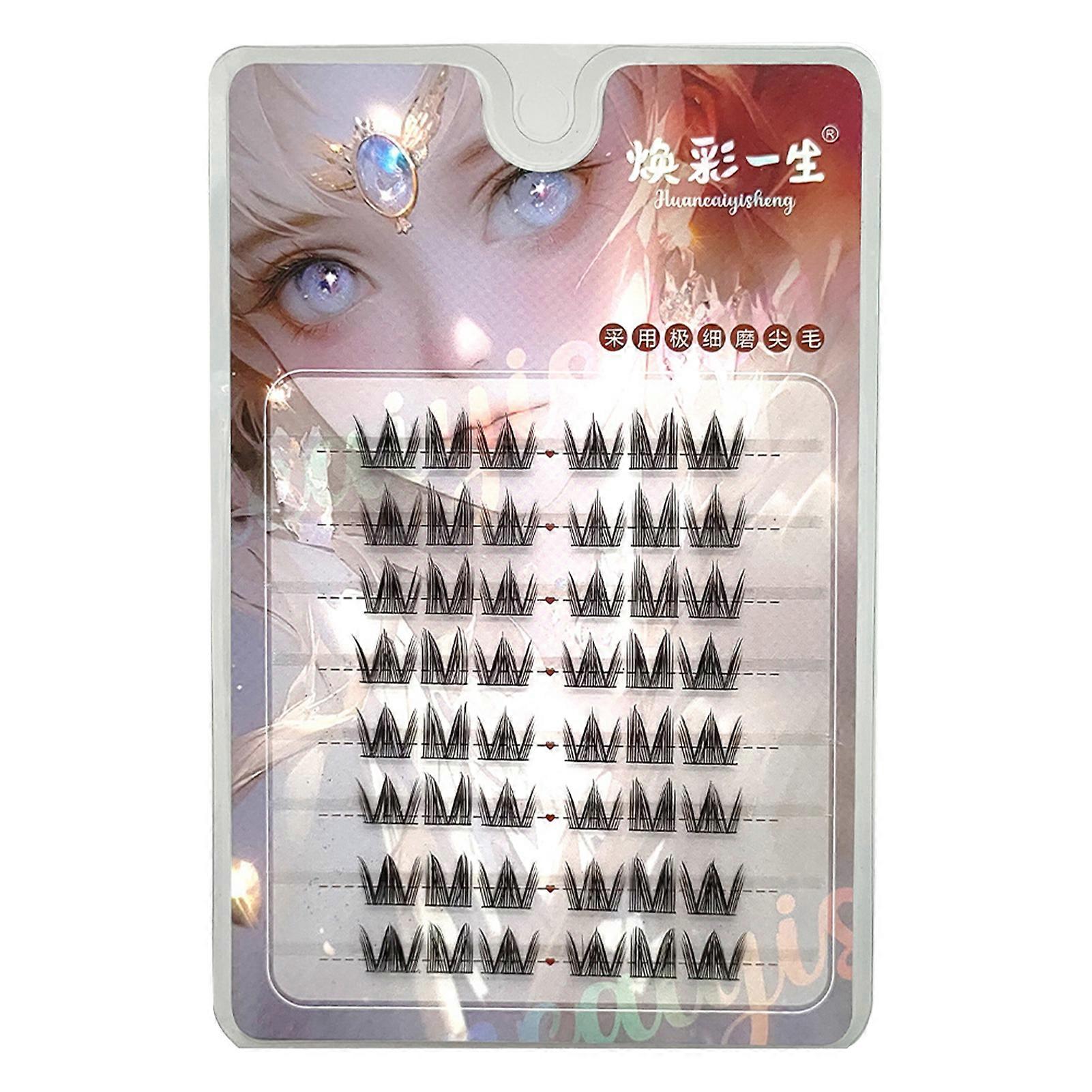 C Curl Wispy Lash Extension Black Natural Lash Clusters